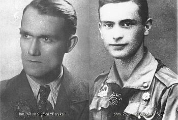 hm. Adam Stpie "Baryka", phm. Zygmunt Luboski "Sk"